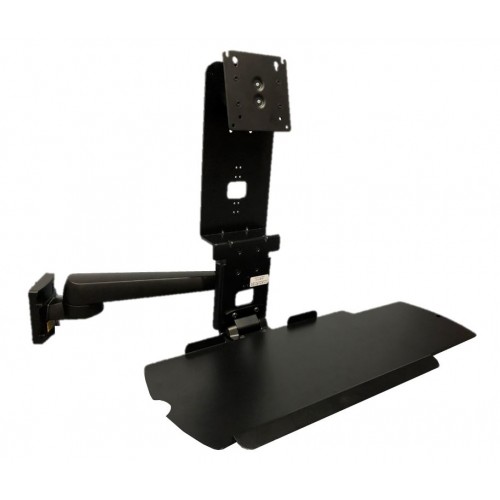 Display Mount With Keyboard Tray